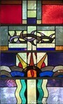 Restant van een groter raam: doornenkroon.
<br/>
Gert-Jan Lobbes, 2016